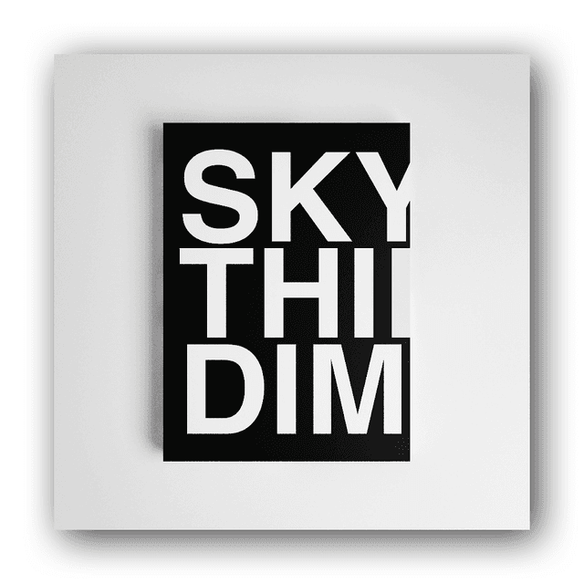 SKYGOLPE - THIRD DIMENSION - CERTIFICATE OF AUTHENTICITY